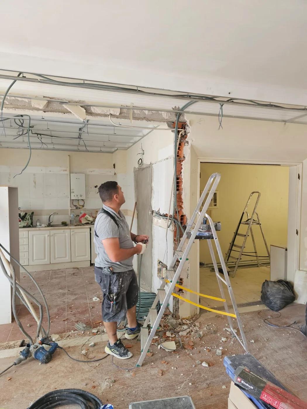 Trabalho de pladur em obra da Gloriassertiva